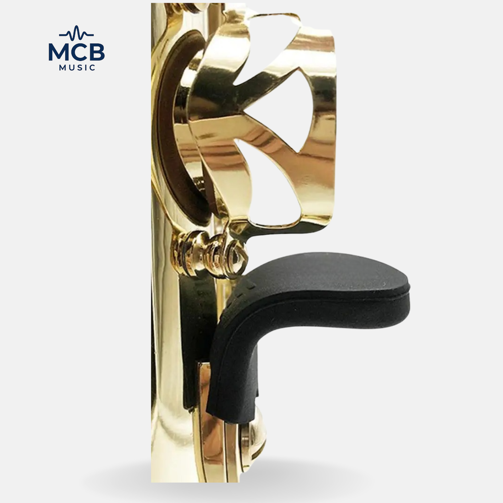 Apoio de polegar para saxofones